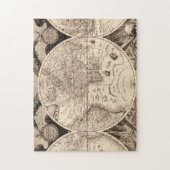 Puzzle Carte vintage du monde (Vertical)