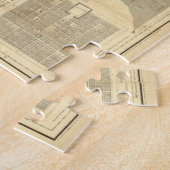 Puzzle Carte vintage du Salvador (1858) (Côté)