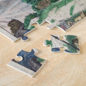 Puzzle Carte vintage du Vieux Monde 1000 pièces (Côté)