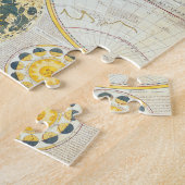 Puzzle Cartes antiques du monde d'hémisphère de (Côté)