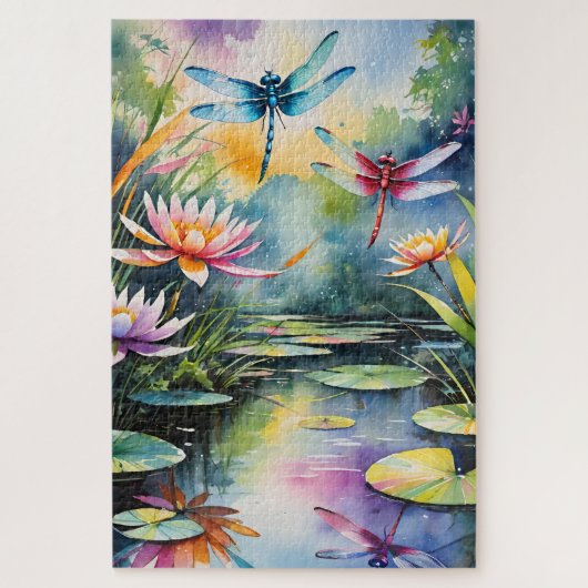 Puzzle Cartes Lili Pond Dragonfly (Vertical)