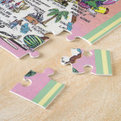 Puzzle Cartes Postales Illustrées Californie Jigsaw Puzzl (Côté)