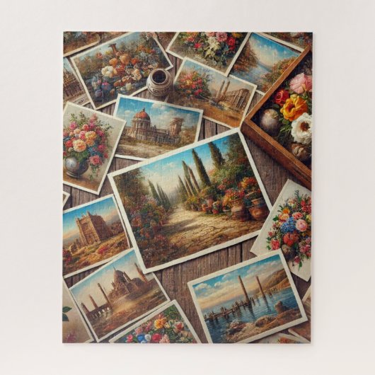 Puzzle Cartes postales vintages (Vertical)
