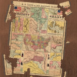 Puzzle Cartes stratégiques militaires de la guerre civile<br><div class="desc">Les cartes militaires montrent les principaux lieux stratégiques d'intérêt pour la guerre de Sécession aux États-Unis. New York H. H. Lloyd & Co.,  1861. Cartes d'Annapolis,  Key West,  Mississippi River,  Chesapeake Bay et ses environs,  Charleston,  La Nouvelle-Orléans,  Savannah,  Mo.</div>