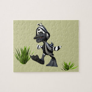 Puzzle Carton mignon Zebra Duck