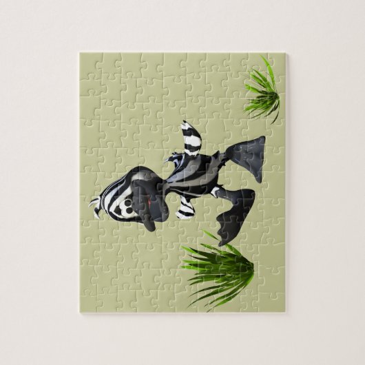 Puzzle Carton mignon Zebra Duck (Vertical)
