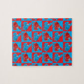 Puzzle Cartoon crabe mosaïque (Horizontal)