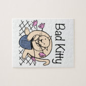 Puzzle Cartoon de chat coquin (Horizontal)