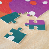 Puzzle Cartoon de Noël Cutest Arbres colorés (Côté)