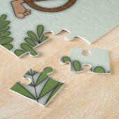 Puzzle Cartoon de singe mignon (Côté)