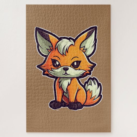 PUZZLE CARTOON FOX (Vertical)
