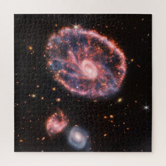 Puzzle Cartwheel Galaxy, James Webb Télescope Spatial (Vertical)