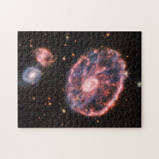 Puzzle Cartwheel Galaxy, James Webb Télescope Spatial (Horizontal)