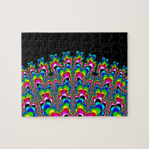 Puzzle Cascade arc-en-ciel - Art fractal