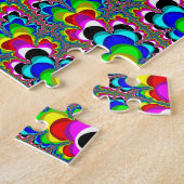 Puzzle Cascade arc-en-ciel - Art fractal (Côté)