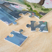 Puzzle Cascade au printemps (Côté)