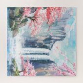 Puzzle Cascade au printemps (Horizontal)