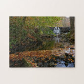 Puzzle Cascade automnale et Creek Pennsylvania Nature (Horizontal)