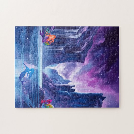 Puzzle cascade avec sirènes (Horizontal)