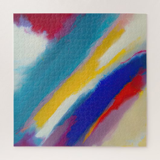 Puzzle "Cascade Azur" Art Abstrait (Vertical)