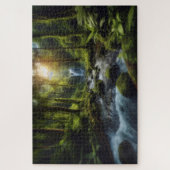 Puzzle Cascade cachée - Paysage Pittoresque époustouflant (Vertical)