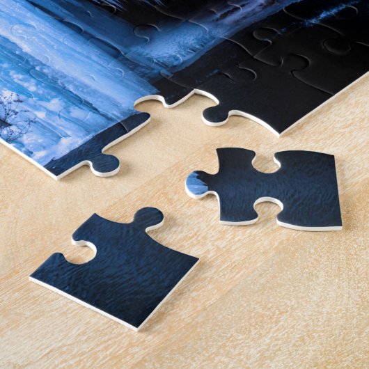 Puzzle Cascade congelée (Côté)