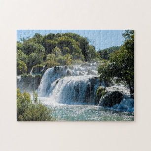 Puzzle Cascade dans le Parc national de Krka - Dalmatie,