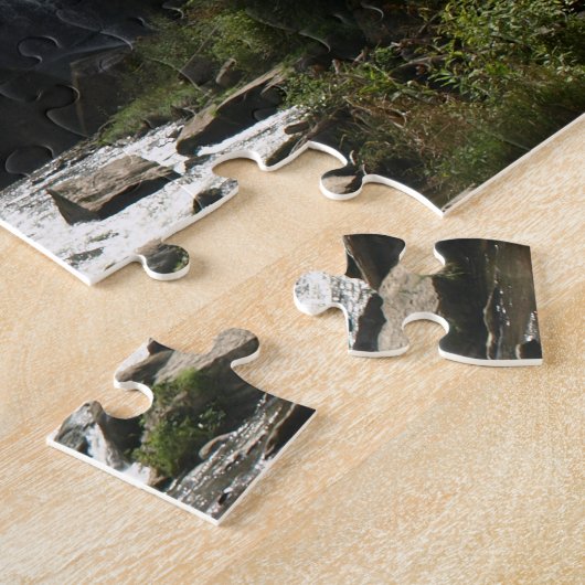 Puzzle Cascade dans l'image de la nature (Côté)