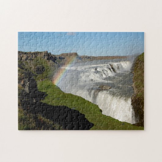 Puzzle Cascade de Gullfoss en été (Horizontal)