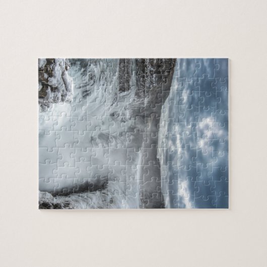 Puzzle Cascade de Gullfoss, Islande (Horizontal)