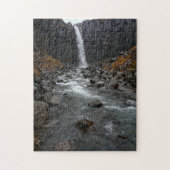 Puzzle Cascade de Svartifoss en Islande (Vertical)