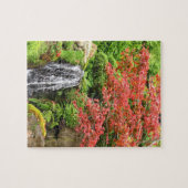 Puzzle Cascade du jardin à l'automne (Horizontal)