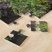 Puzzle Cascade du jardin luxuriant, Chine (Côté)