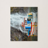Puzzle Cascade et bateau (Vertical)