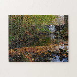 Puzzle Cascade et ruisseau d'automne en Pennsylvanie Natu