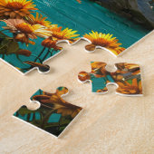 Puzzle Cascade éthérée au printemps (Côté)