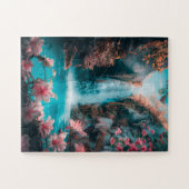 Puzzle Cascade éthérée au printemps (Horizontal)