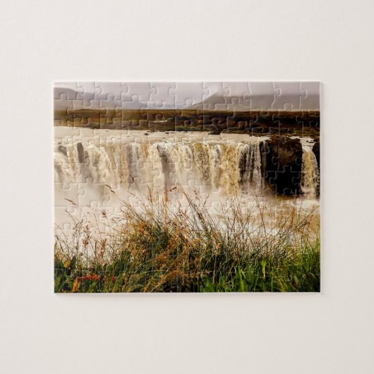 Puzzle Cascade glaciaire Islande (Horizontal)