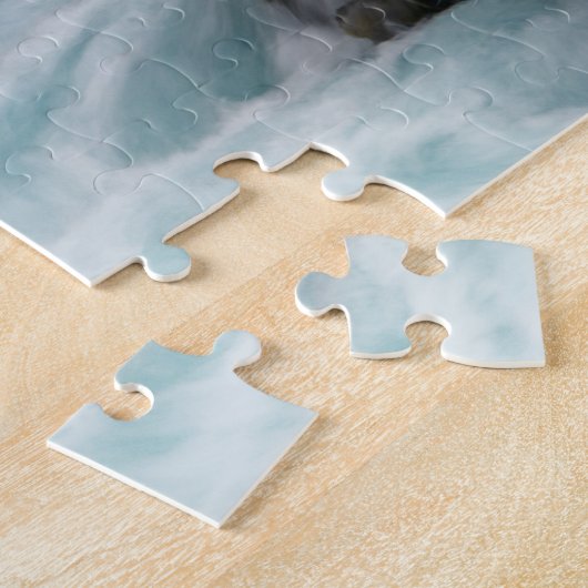 Puzzle Cascade intense de Bruarfoss en Islande (Côté)