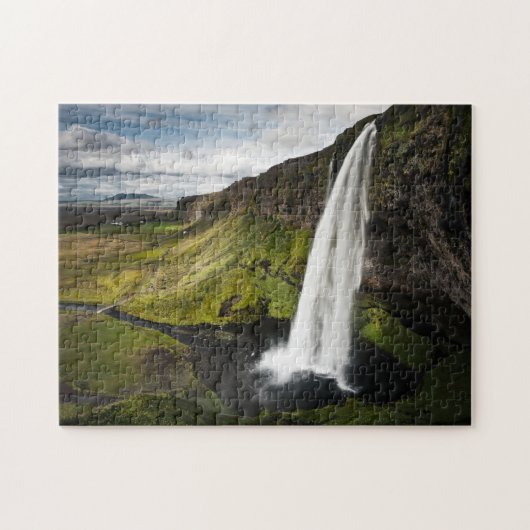 Puzzle Cascade | Islande de Seljalandsfoss (Horizontal)