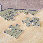 Puzzle Cascade japonaise orientale ukiyo-e paysage art (Côté)