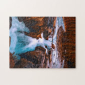 Puzzle Cascade paysage forêt pittoresque photo 11" x 14" (Horizontal)