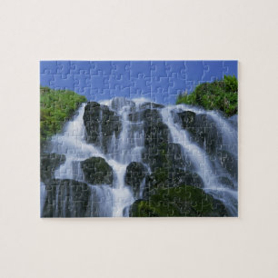 Puzzle Cascade, Portree, île de Skye, Highlands,