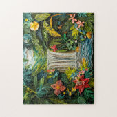 Puzzle Cascade tropical dans un style vibrant de quilling (Vertical)