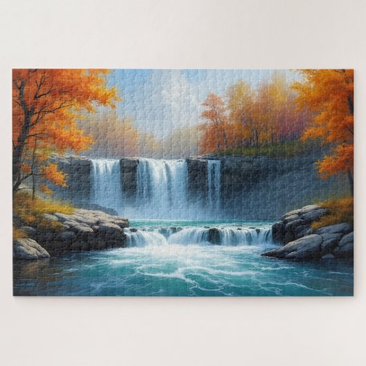 Puzzle Cascades d'automne (Horizontal)