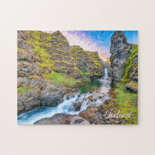 Puzzle Cascades de Kolufossar, Islande (Horizontal)