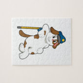 Puzzle Casquette de police de chien (Horizontal)