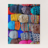 Puzzle Casquettes colorés marocains de Taqiyah (Vertical)