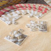 Puzzle Casquettes tissés colorés (Côté)