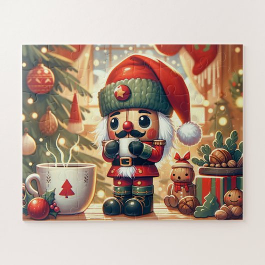 Puzzle Casse-noix, jouets et chocolat chaud (Horizontal)